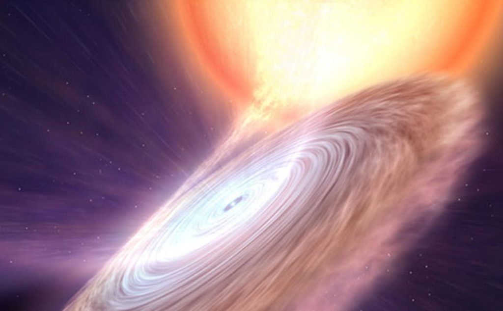 Bir nötron yıldızı komşusunu parçaladıktan sonra kozmos boyunca esen "güçlü bir ılık rüzgar" görüldü.
