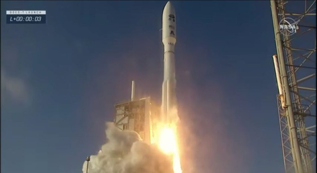 Güçlü GOES-T uydusu, Dünya'nın hava durumunu ve iklimini izlemek için fırlatıldı