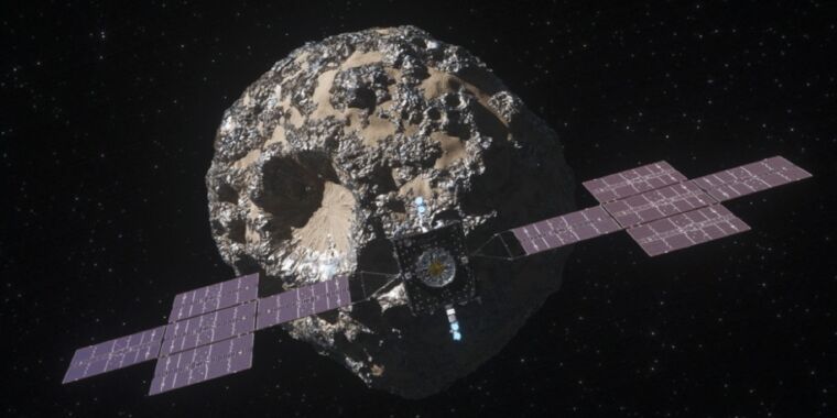 Ars, JPL’de asteroit yörüngeli Psyche uzay aracının temiz odasını geziyor