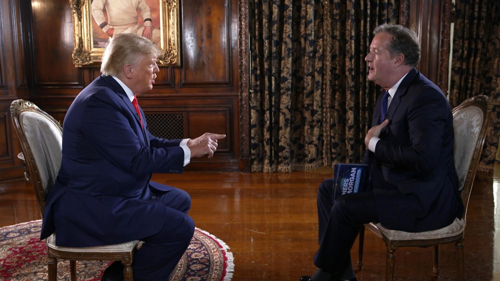 Piers Morgan'ın Trump ile Fox'ta yayınlanacak özel, ateşli röportajı