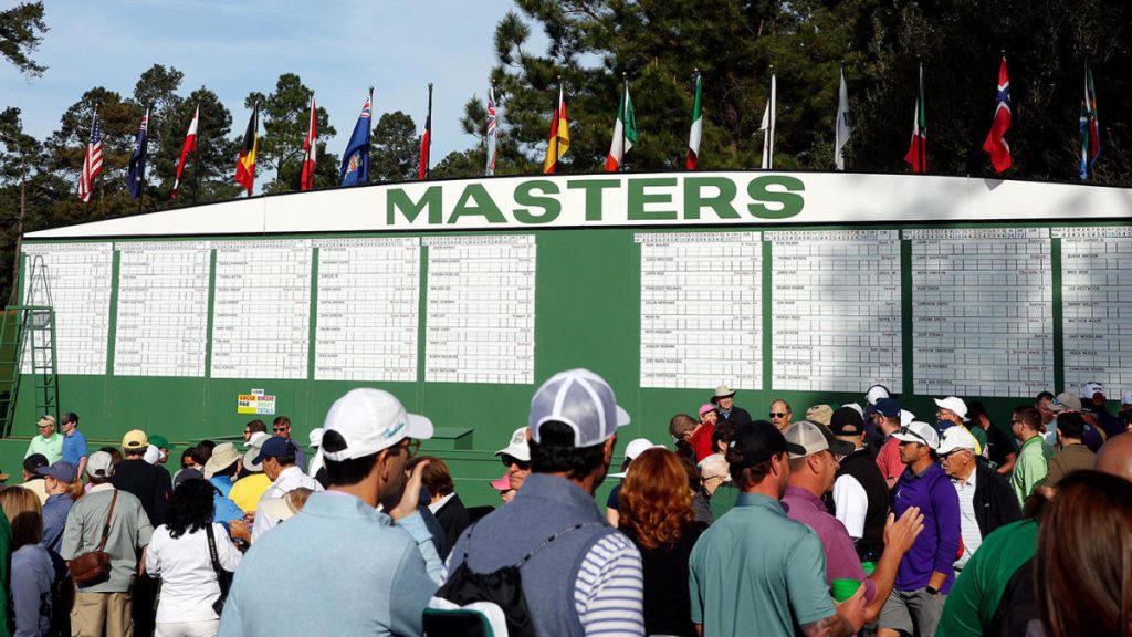 2022 Masters Lider Tablosu: Canlı yayın, Tiger Woods skoru, Augusta National'daki ilk turda bugün golf sonuçları