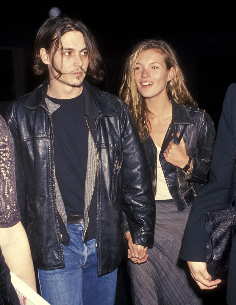 1994 yılında Johnny Depp ve Kate Moss.