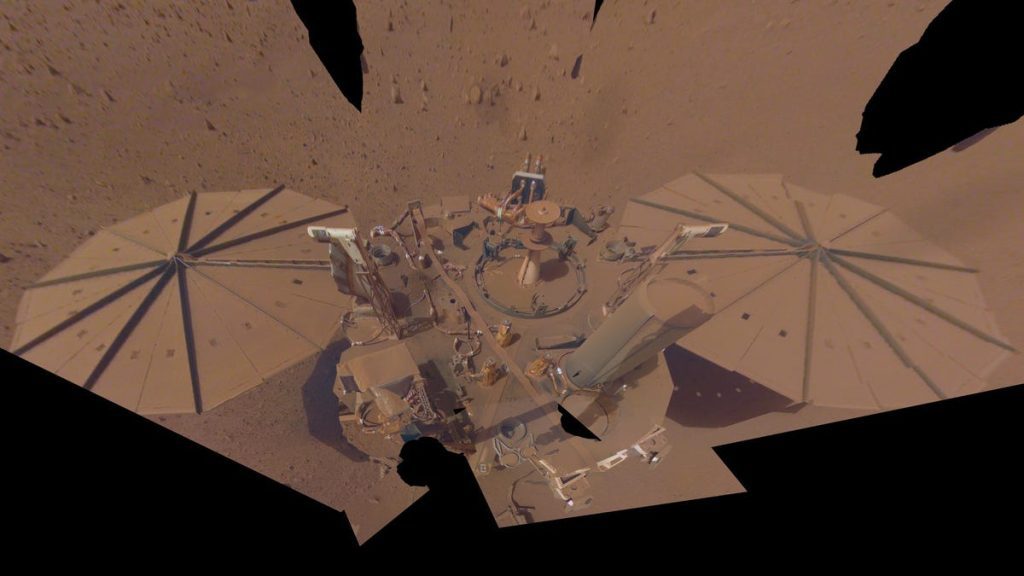 İşte solmuş Insight Mars iniş aracından son selfie