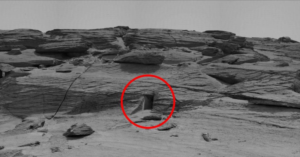 Kötü haber!  Mars'taki bu 'kapı', uzaklaştırıldığında pek görünmüyor