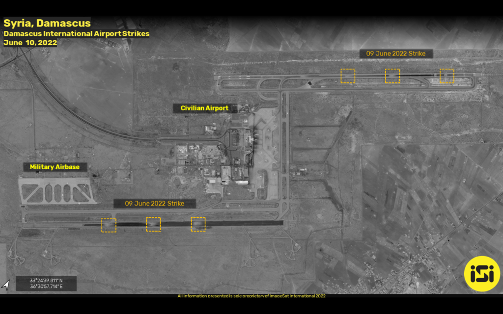Uydu görüntüleri baskın sonrası Şam havaalanını "engelli" gösterdiği için Rusya İsrail'e saldırdı
