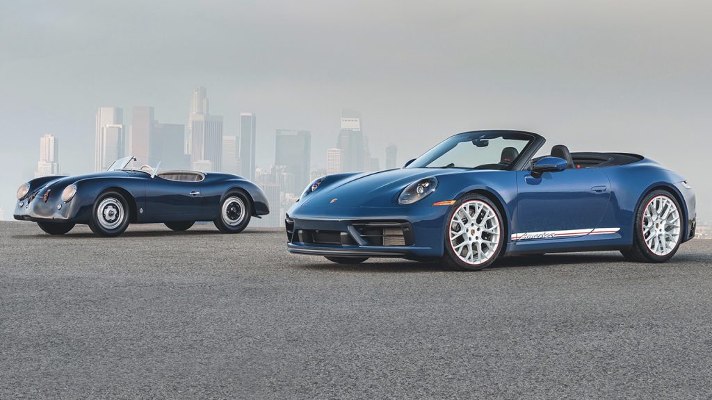 Porsche, Amerika'yı kırmızı, beyaz ve mavi 911 ile selamlıyor
