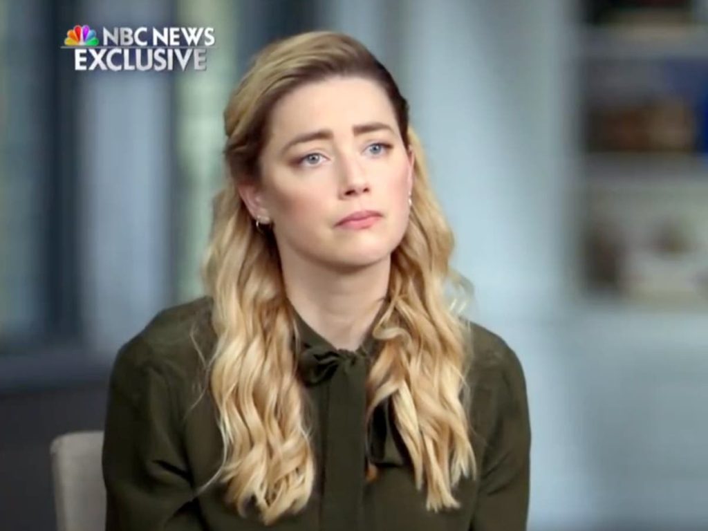 Amber Heard'ın son röportajı: Johnny Depp, eski sevgilisini NBC oturma eylemindeki davayı 'yeniden düşünmekle' suçluyor