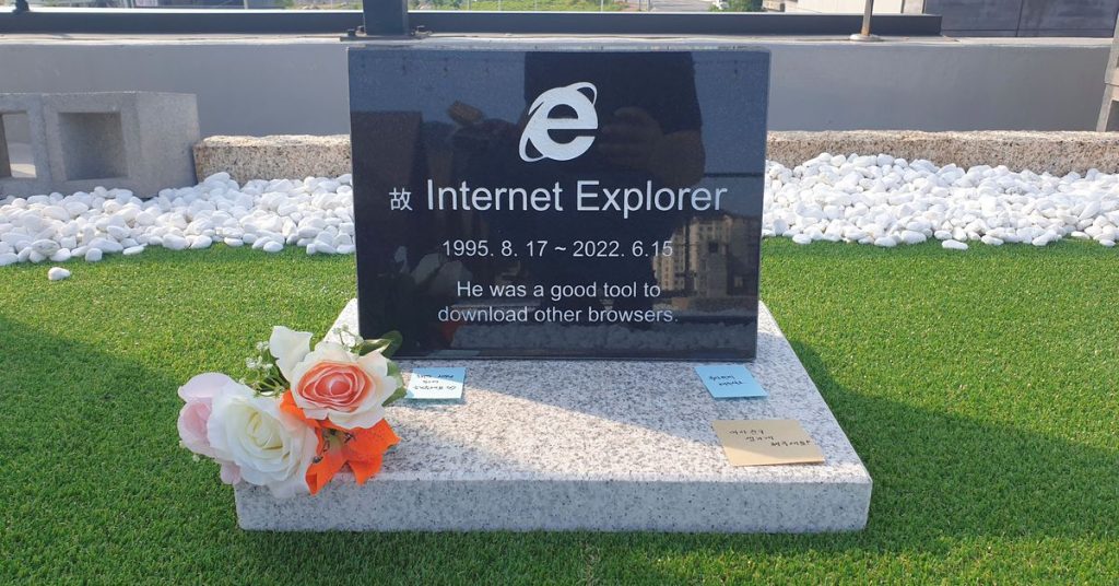 Internet Explorer'ın mezar taşının Güney Kore'de hızla yayılmasını izleyin