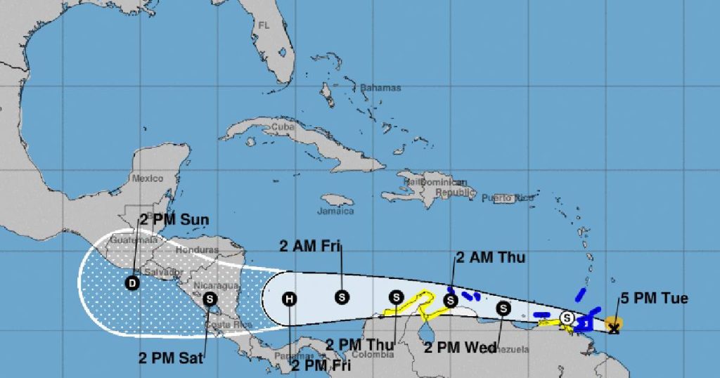 Kasırga Merkezi Gözler Karayip Sistemi yakında Tropik Fırtına Bonnie'ye dönüşecek - Orlando Sentinel