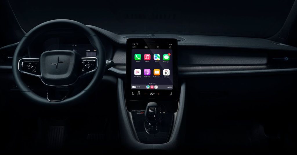 Polestar, kablosuz yazılım güncellemesinden sonra artık Apple CarPlay’i destekliyor