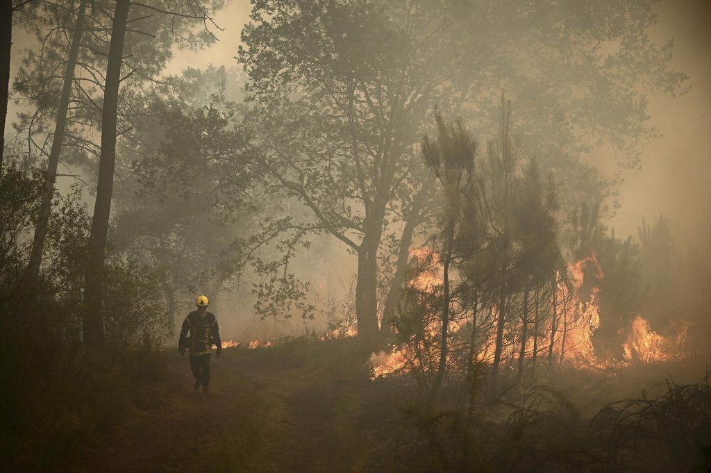 Avrupa, Fransa ve İspanya'daki yangınları körükleyen sıcak hava dalgasında yanıyor