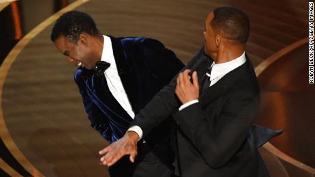 Will Smith ve Chris Rock, Oscar'da sahnede.