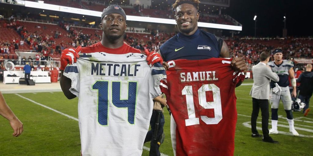 DK Metcalf’ın Seahawks için yaptığı yeni sözleşme, 49ers’lı Deebo Samuel için ne anlama geliyor?