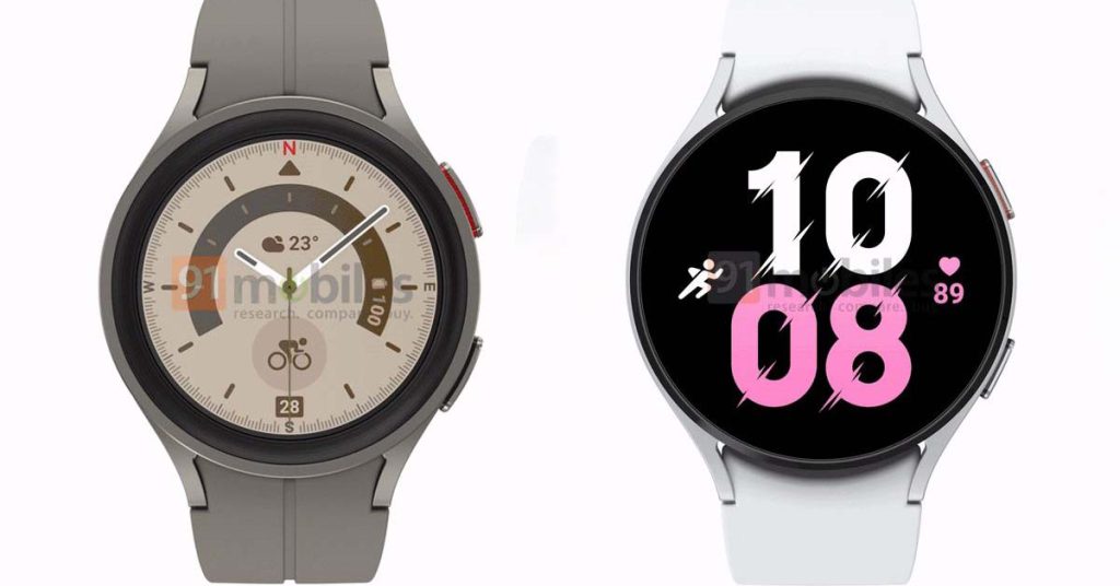 Galaxy Watch 5 sızıntısı, Samsung'un yaklaşmakta olan akıllı saatine en iyi görünümü veriyor