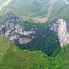Bilim adamları Çin'de dev bir kraterin içinde eski bir orman keşfettiler