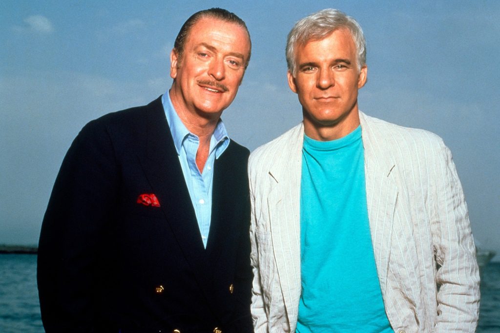 1988 komedisinde Steve Martin (sağda) ve Michael Caine (solda) "Kirli çürümüş piçler."