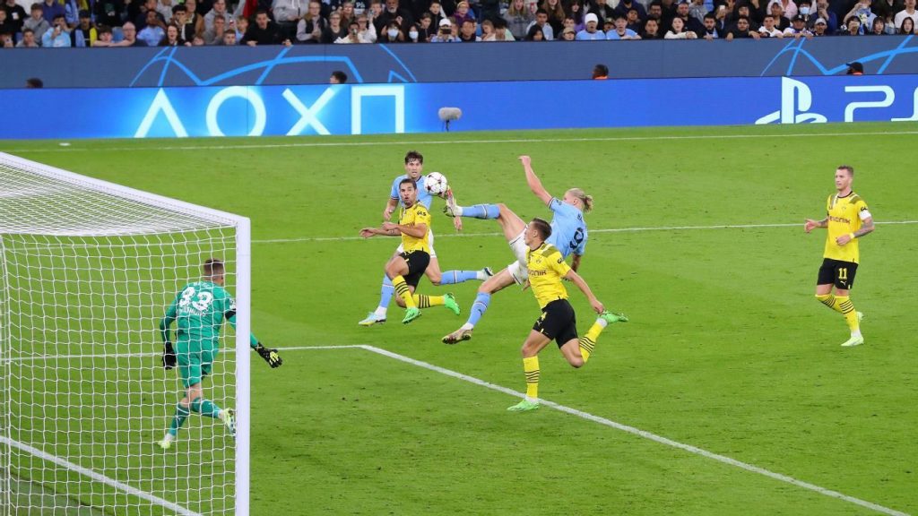 Erling Haaland'ın Manchester City'deki golü Johan Cruyff ve Zlatan Ibrahimovic'ten geldi.