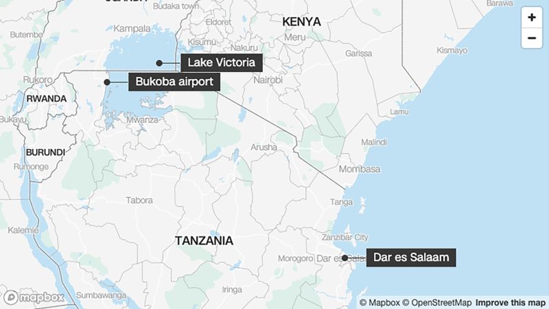 Victoria Gölü kazası: Ticari uçak Tanzanya'da göle battı