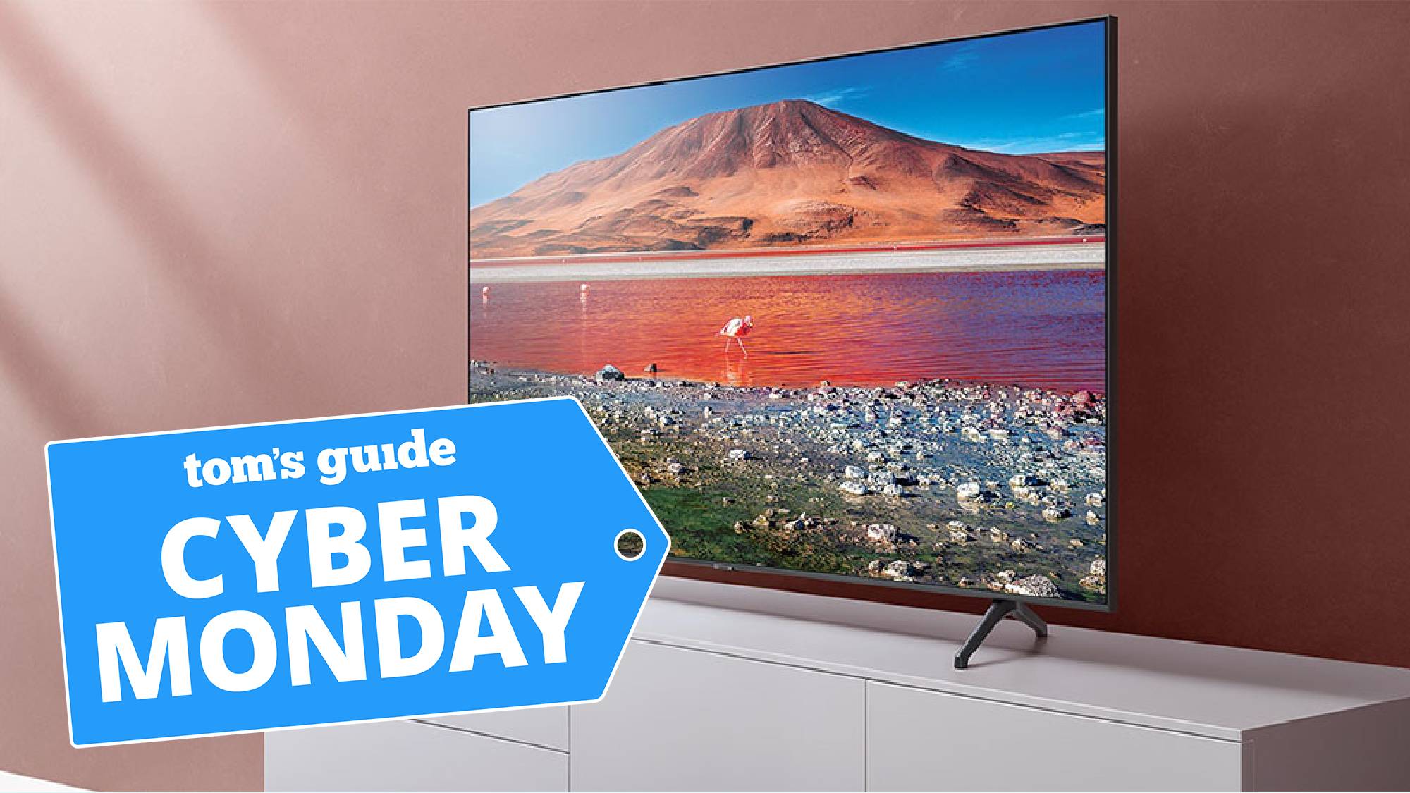 Cyber ​​​​Monday fırsat etiketine sahip Samsung Crystal 4K TV