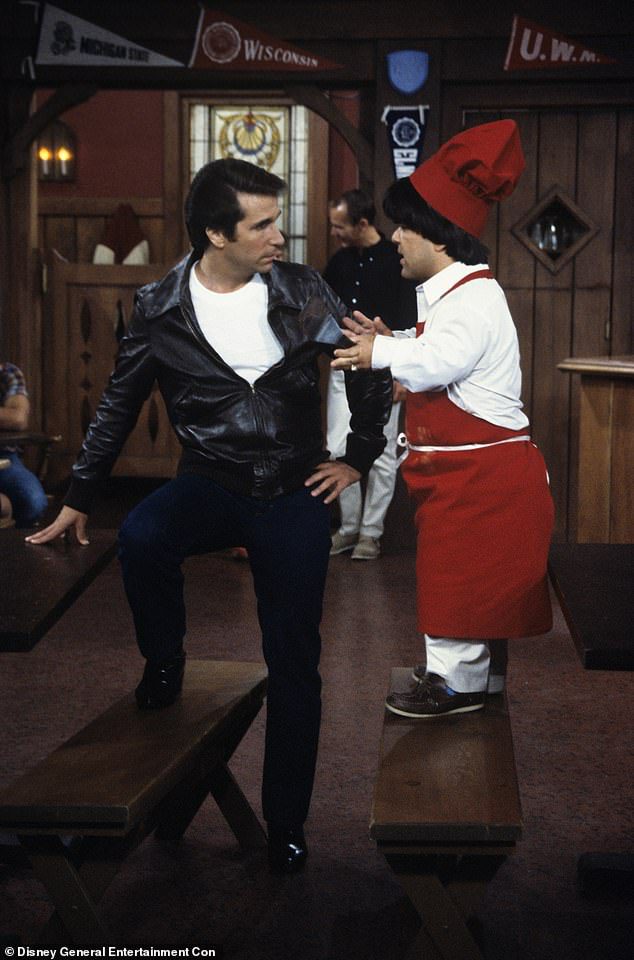 Friedkin'in en önemli rollerinden biri, Eylül 1982'de yayınlanan bir bölümde başrol oyuncusu Henry Winkler ile birlikte çekilen, 1982'de Happy Days'in üç bölümünde Clarence olarak rol almaktı.