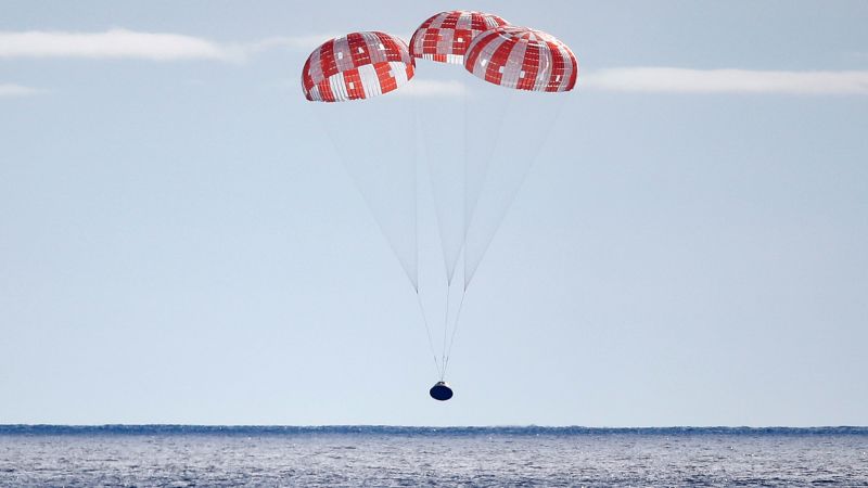 NASA'nın Artemis ay görevi bir su fışkırmasıyla sona erdi
